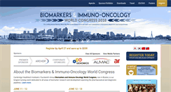 Desktop Screenshot of biomarkerworldcongress.com