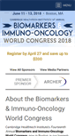 Mobile Screenshot of biomarkerworldcongress.com
