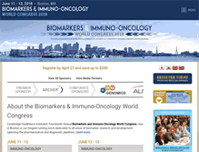 Tablet Screenshot of biomarkerworldcongress.com